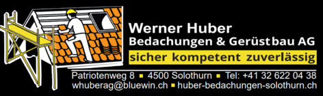 Logo Huber Bedachungen & Gerüstebau AG